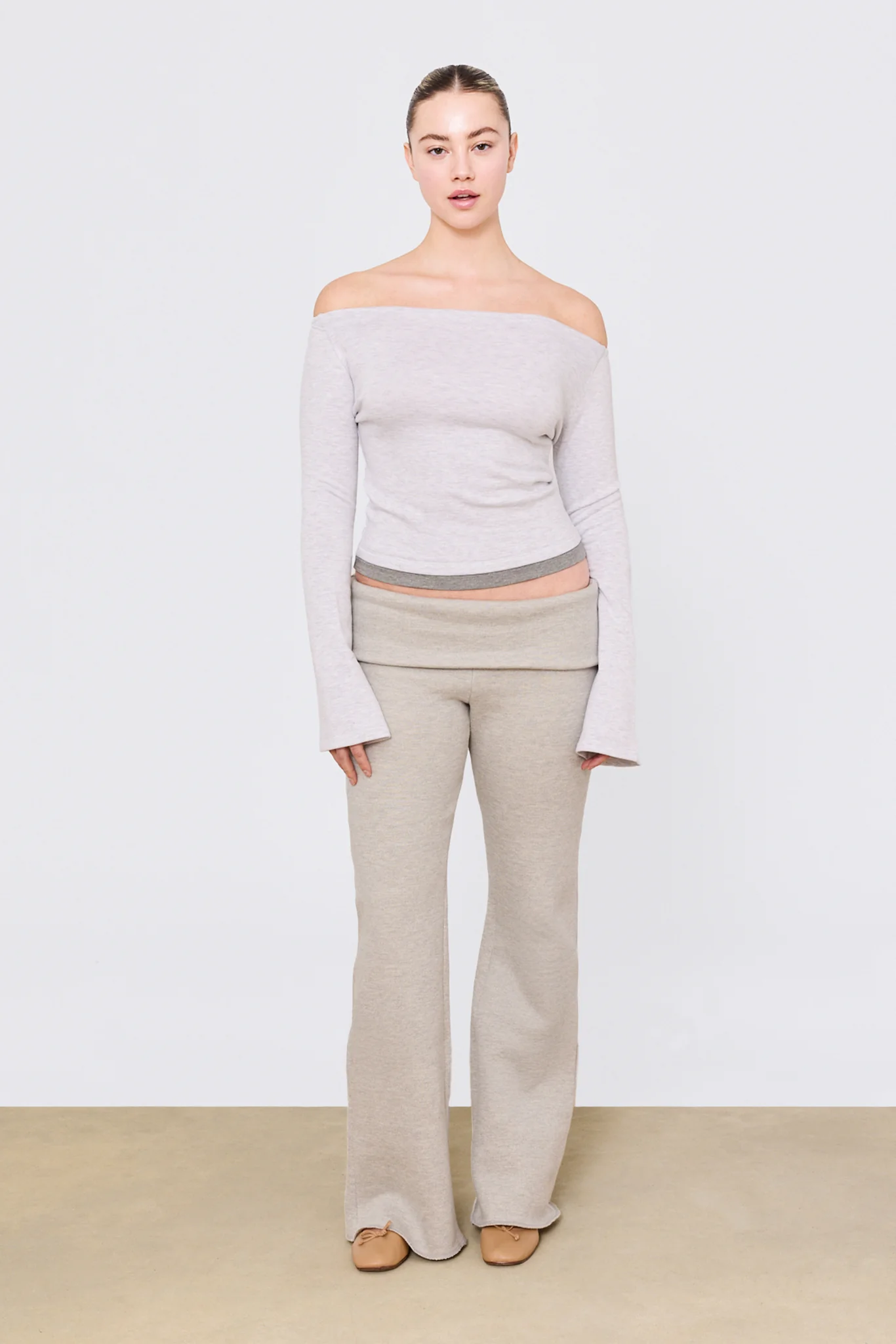 90's Icon Pant Light Heather Grey / Black - Image 12
