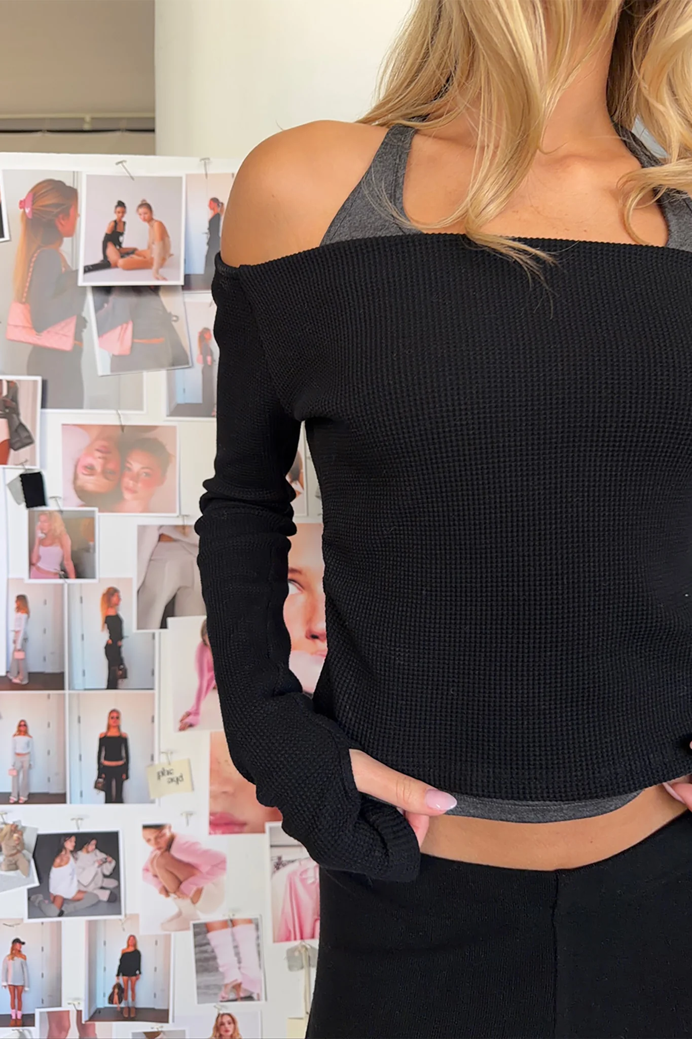 Twofold Top Black - Image 5