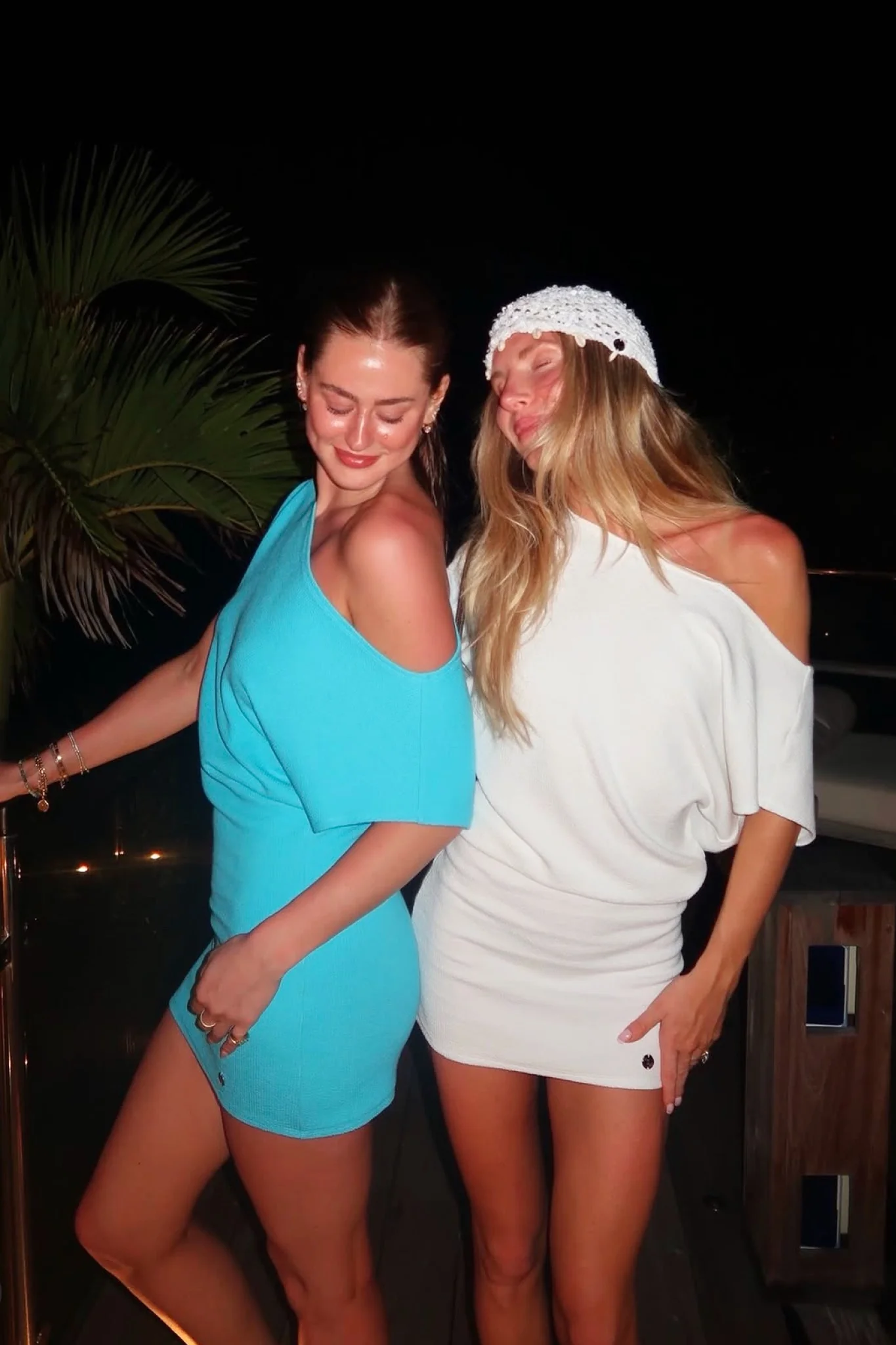 Asymmetrical Mini Dress Coconut - Image 5