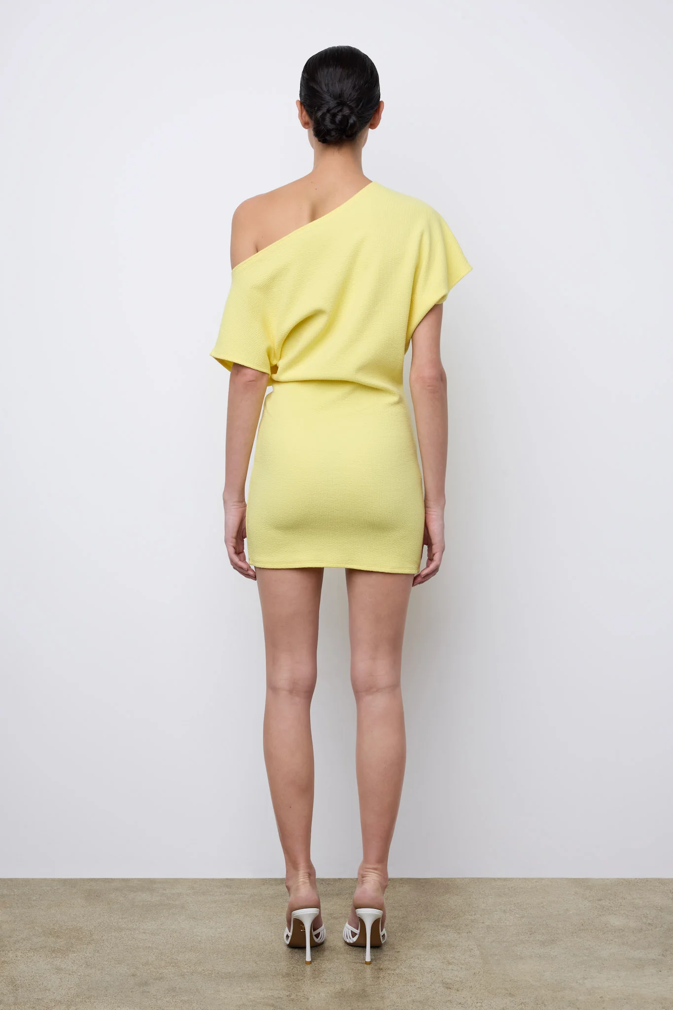 Asymmetrical Mini Dress Piña Colada - Image 4