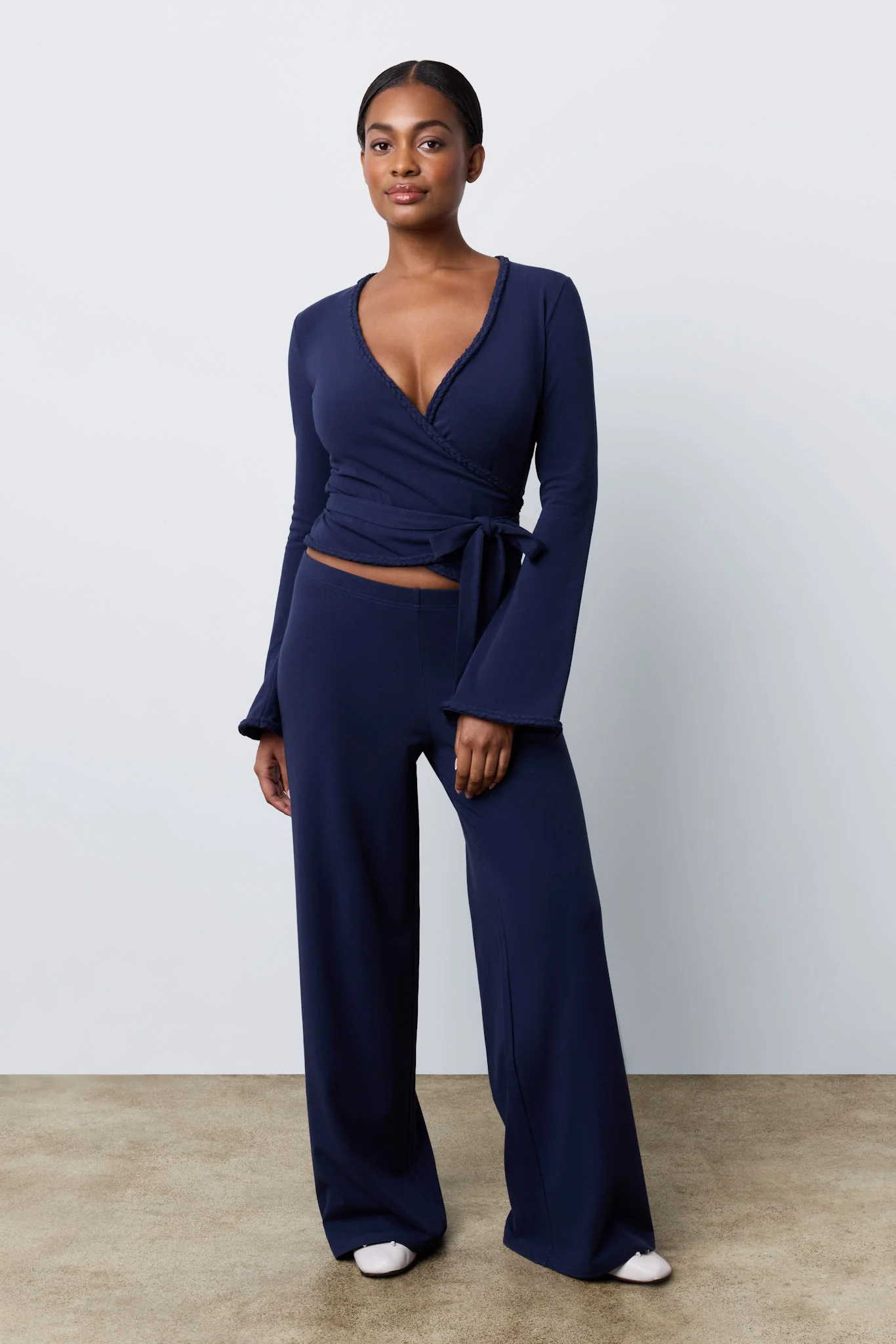 Braided Wrap Top Blackberry - Image 4