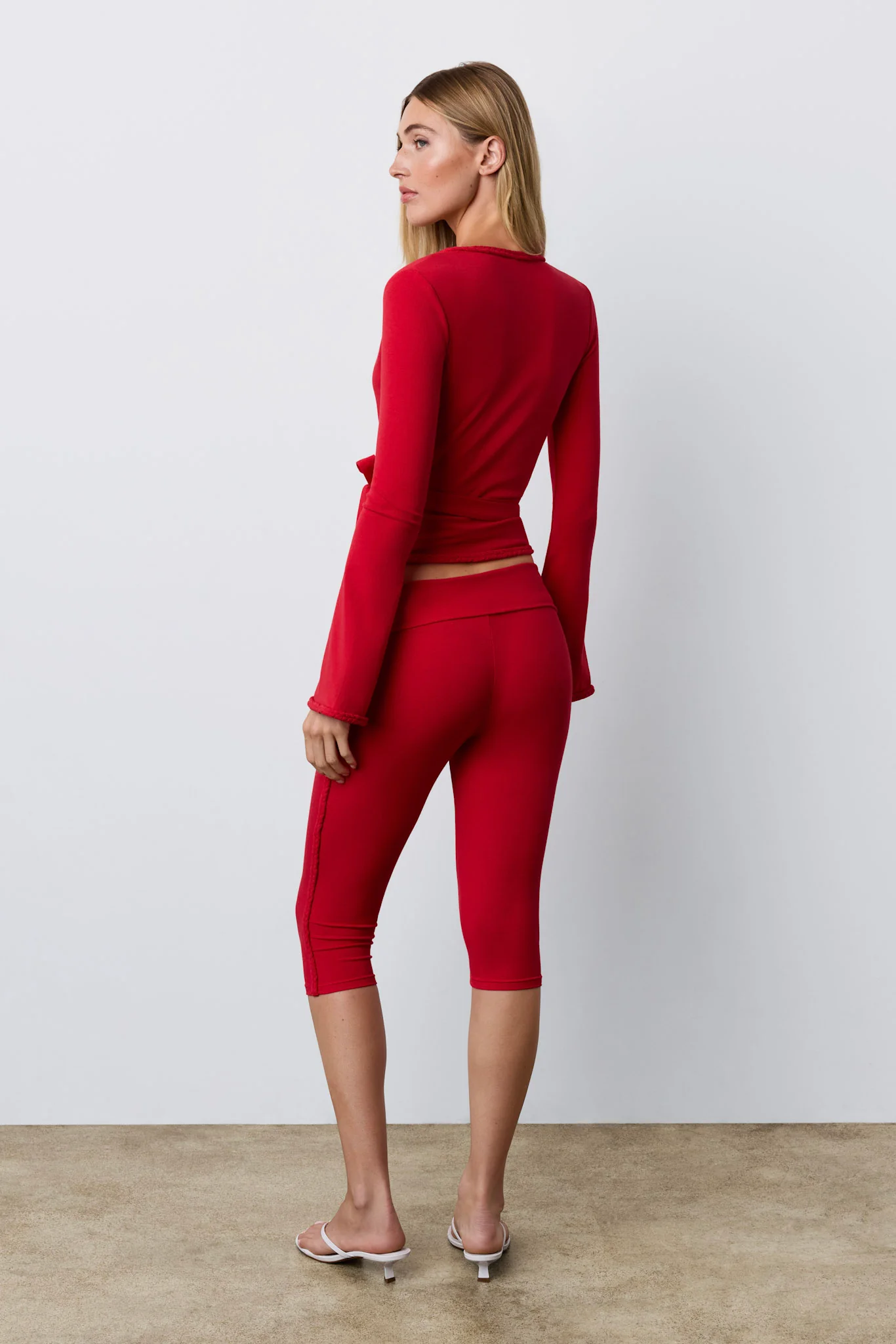 Braided Capri Pant Cherry Popsicle - Image 8
