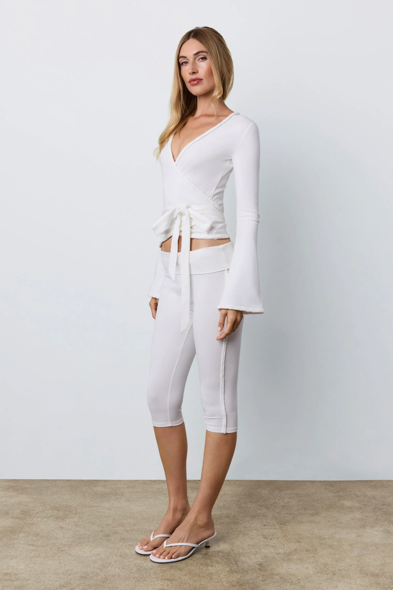 Braided Wrap Top Whipped Cream - Image 5