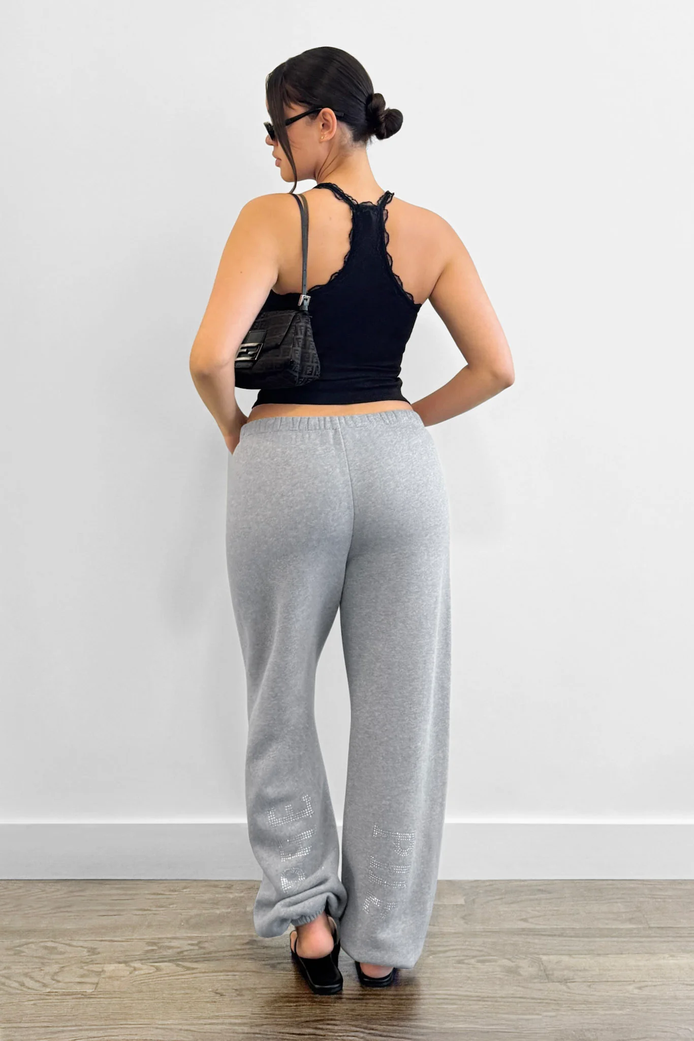 Lace Racer Tank Black - Image 7