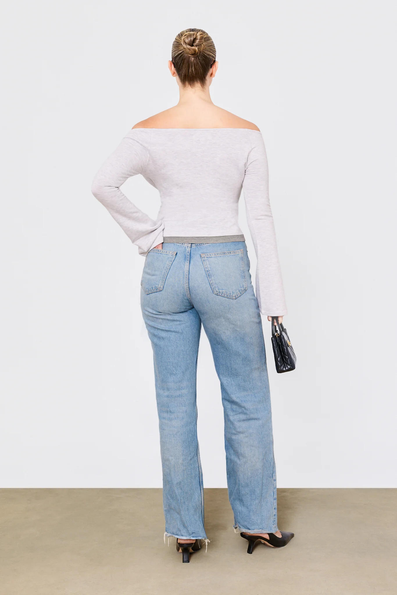 Ellette Top Light Heather Grey - Image 5