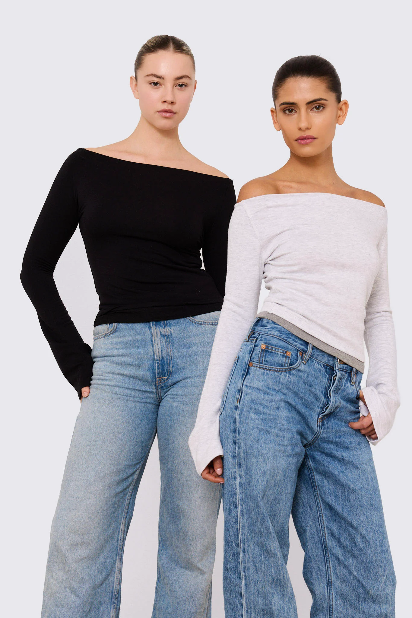 Ellette Top Light Heather Grey - Image 7