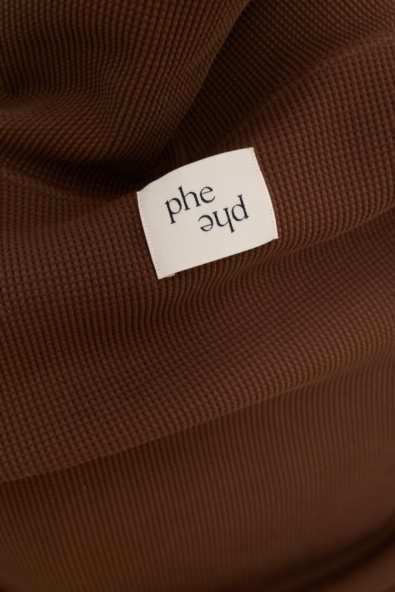 Waffle Pullover Chocolate - Image 5