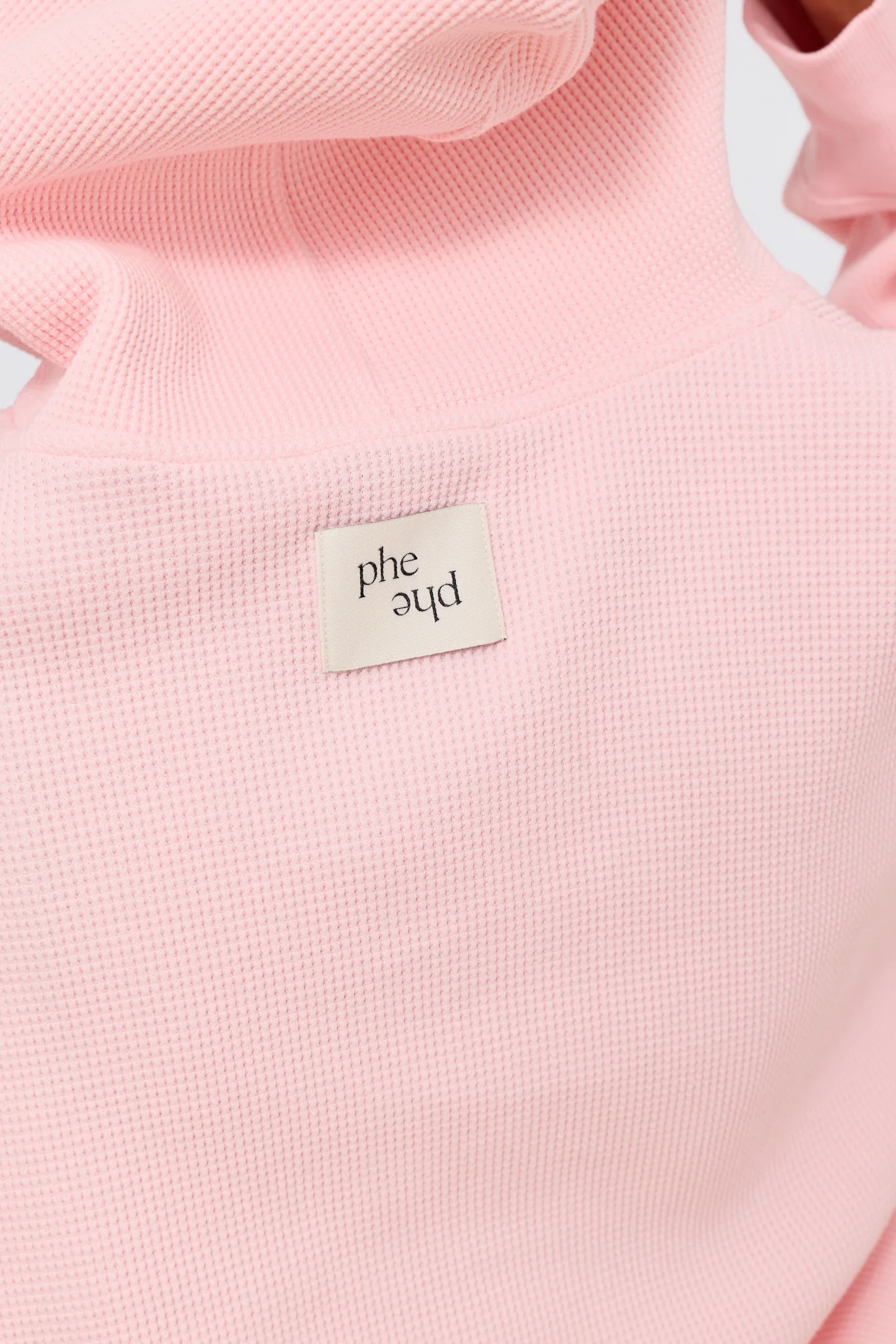 Waffle Pullover Sweetheart Pink - Image 4