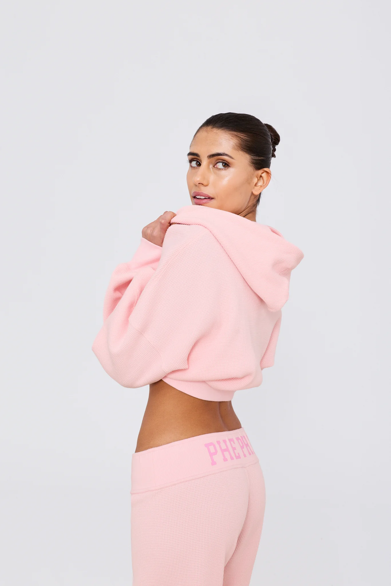 Waffle Pullover Sweetheart Pink - Image 5