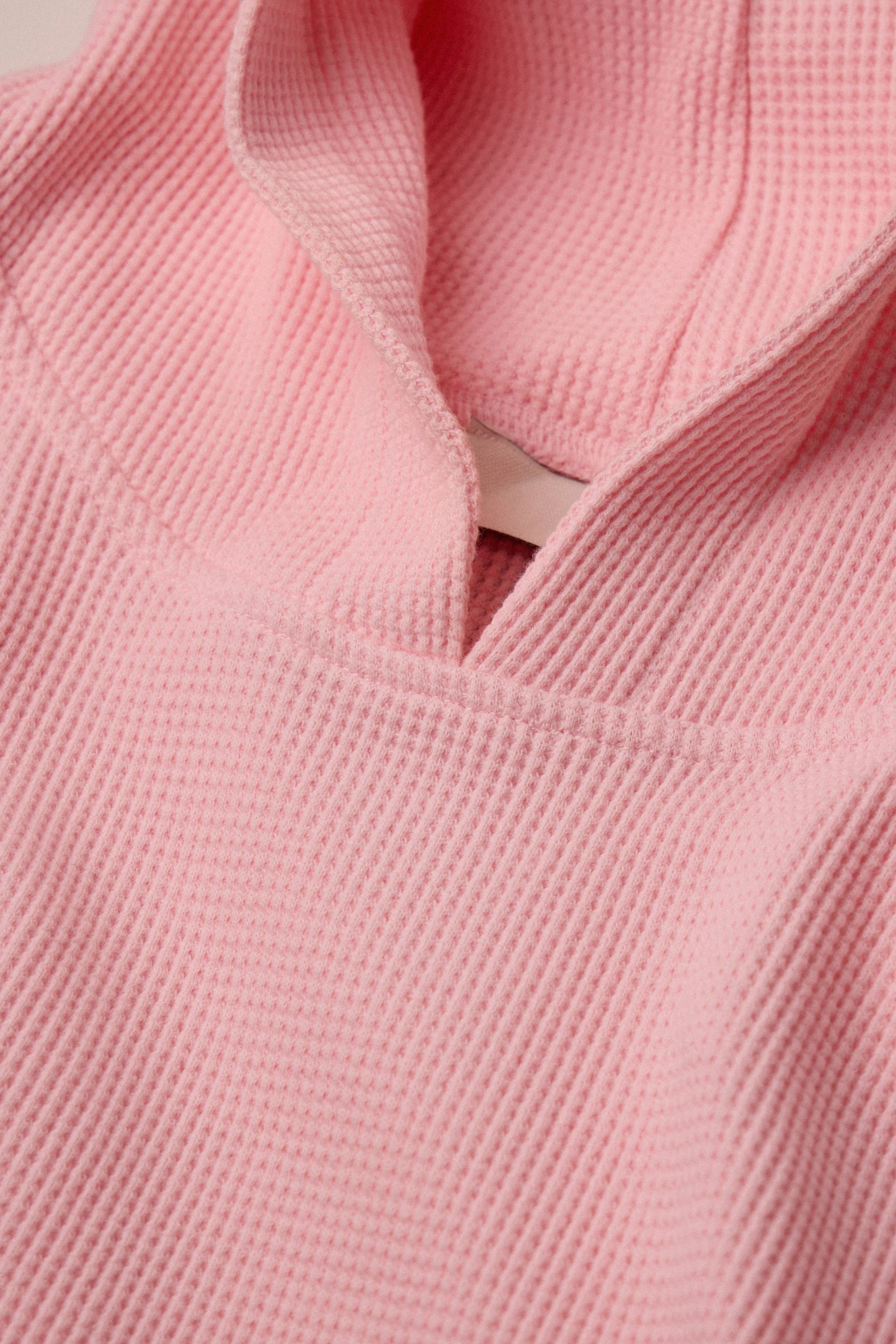 Waffle Pullover Sweetheart Pink - Image 6