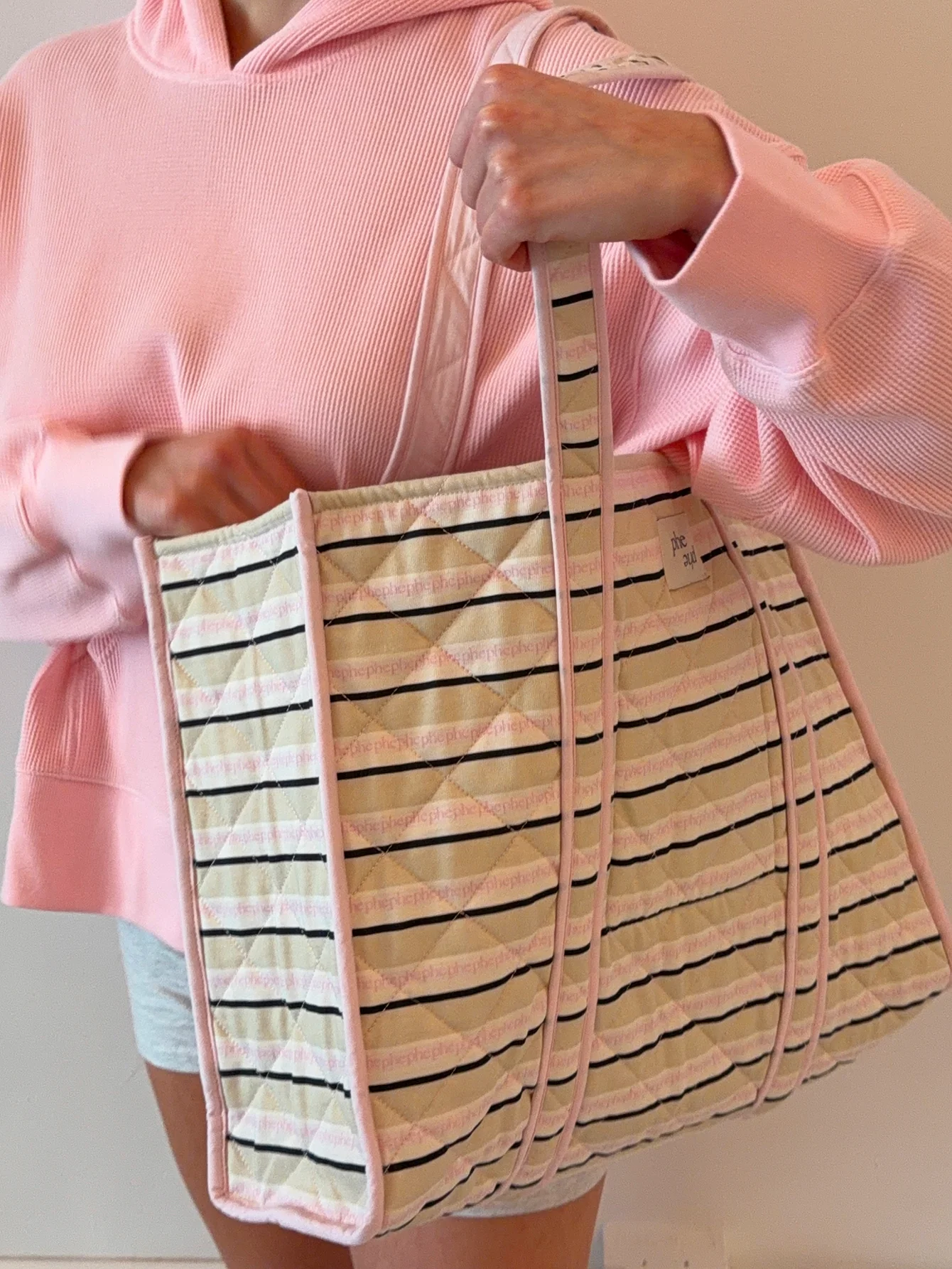 Everyday Tote Sweetheart Stripe - Image 5