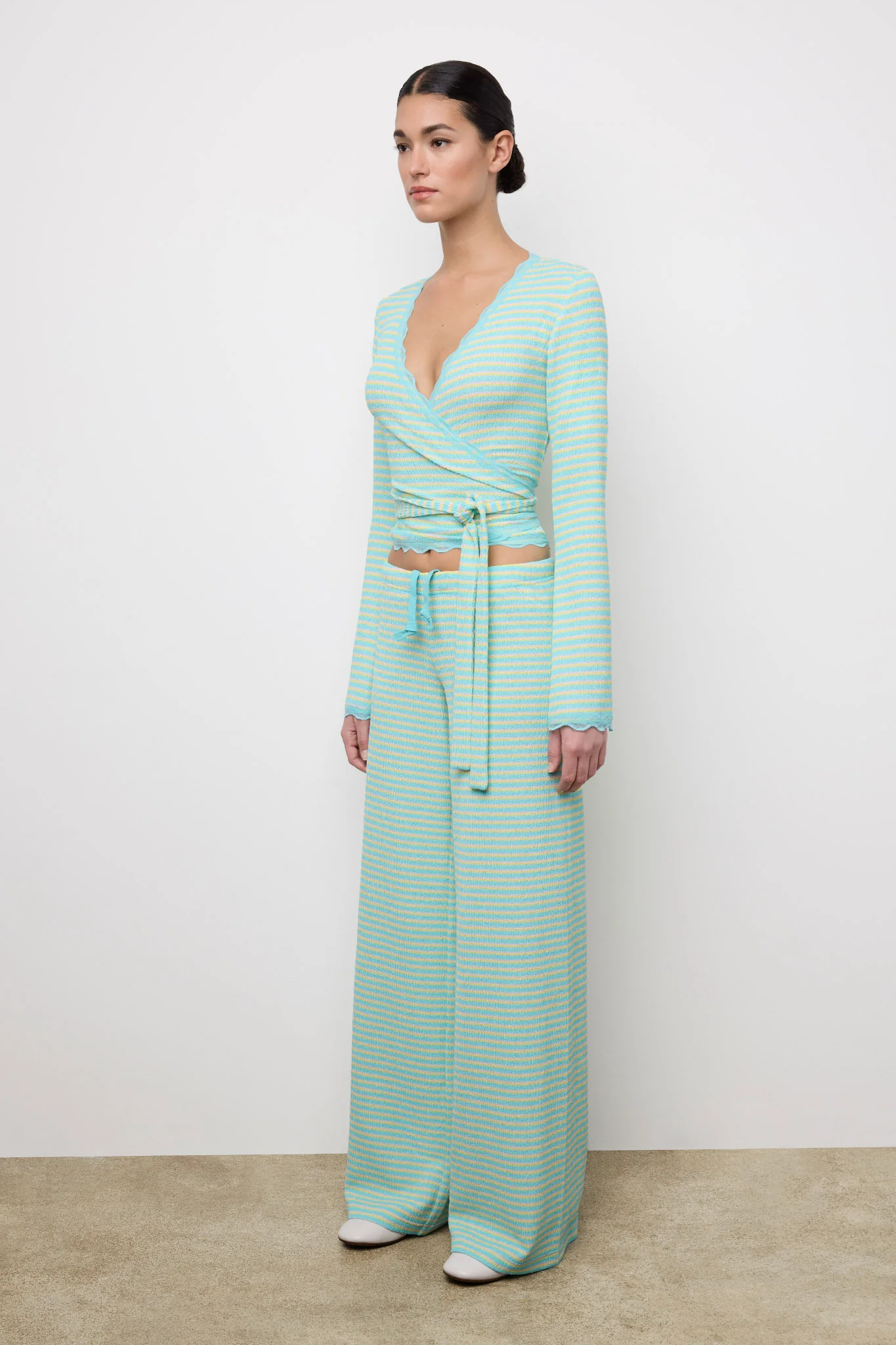 Villa Lounge Pant Sunrise Stripe - Image 4